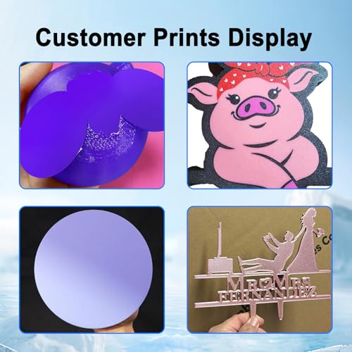 Image of 264X276mm Double-Sided PEI Build Plate for Anycubic Kobra 4 /Kobra S1 /Kobra X, Black Smooth & Textured Flexible Spring Steel Plate, PLA PLA+ TPU Low Temp Printing Bed