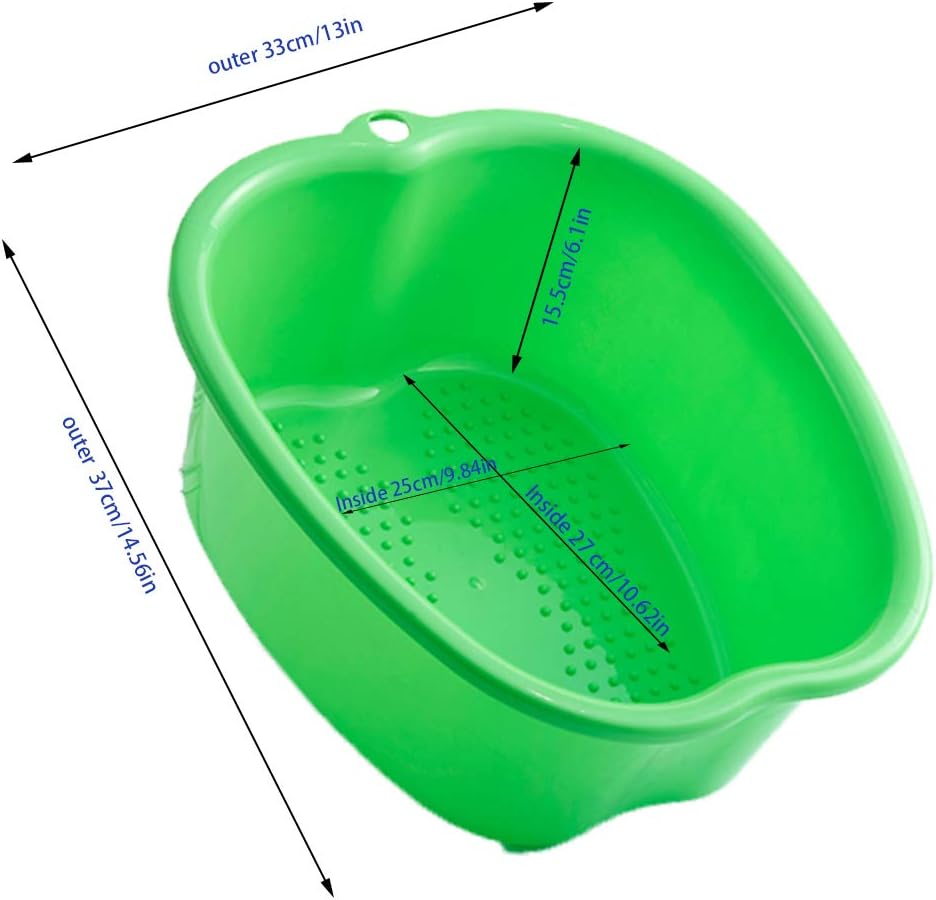 Large Foot Bath spa Bowl, Home Foot Spa Tub, Thick Sturdy Plastic Foot