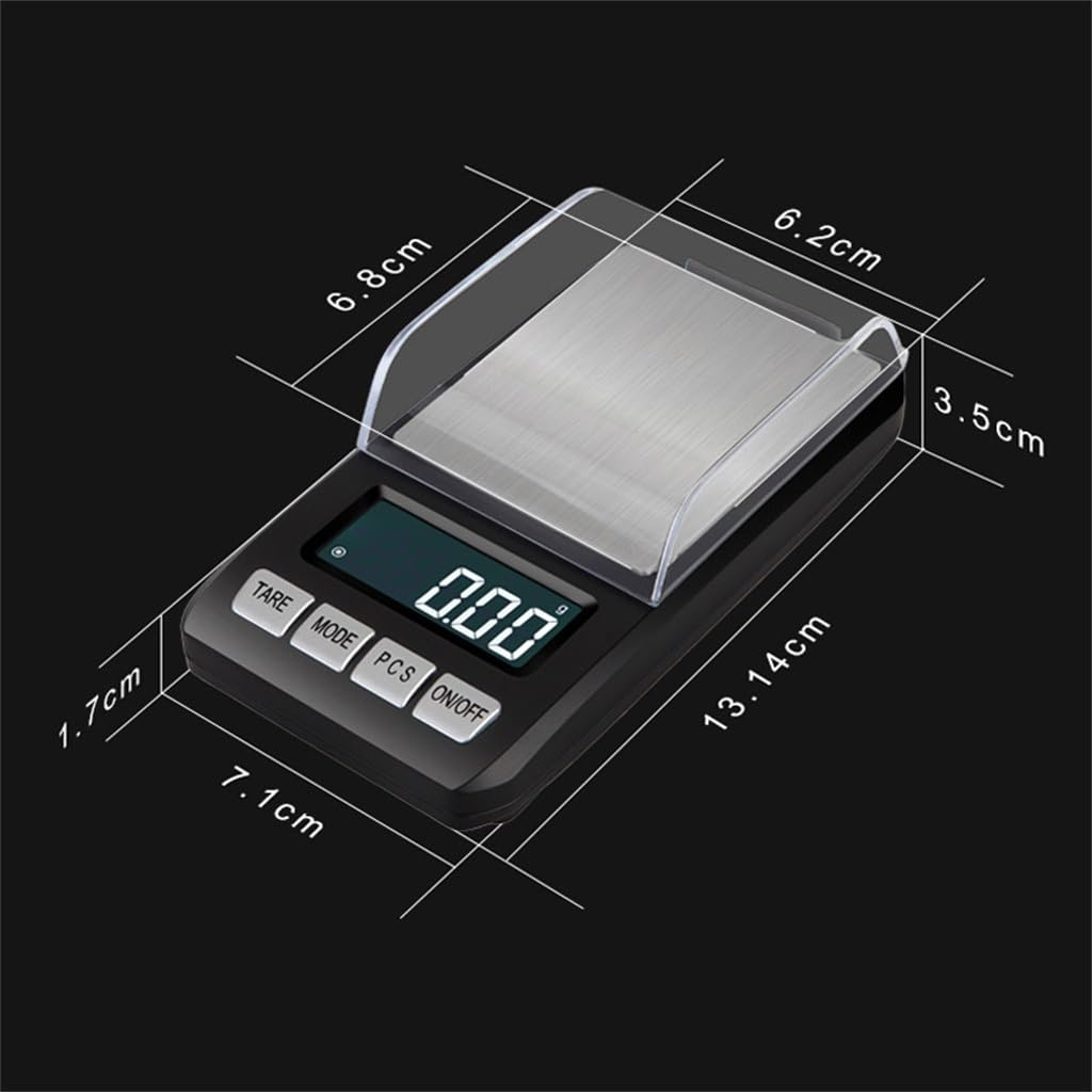 JFDBGU High Precision 0.01g/0.1g Electronic Scale Digital Pocket Jewelry Balance Gram LCD Backlight