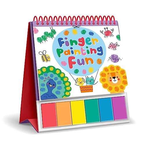 Igloo Books - Finger Painting Fun: Easel Coloring Book with 6 Paints