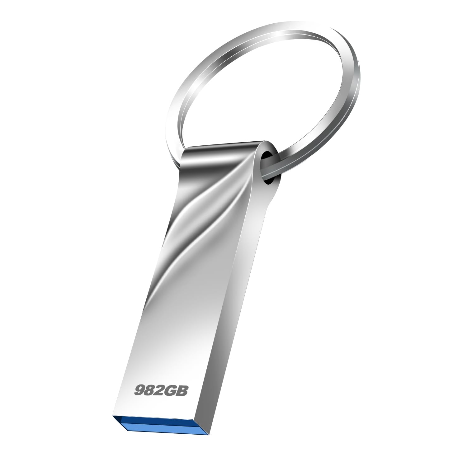 Chiavetta USB 982GB, Alta Capacità Pen Drive Alta Velocità Portable Memoria USB con Portachiavi, Pendrive Compatibile per Laptop/Computer/PC