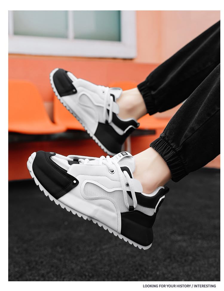 Men's Fashionable Sports Shoes, Running Shoes with Laces and Non-Slip, Suitable for Outdoor Training and Fitness, Suitable for All Seasons3