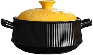 Ceramic Casserole Casserole Non Stick Ceramic Large Capacity Health Porridge Pot Induction Stew Soup Pan (Size : 4L) (3L)