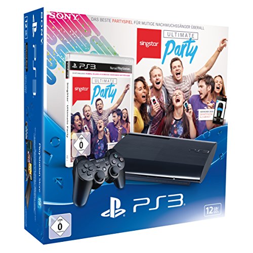 PlayStation 3 - Konsole 12 GB (inkl. DualShock 3 Wireless Controller + SingStar Ultimate Party) [Importación Alemana]