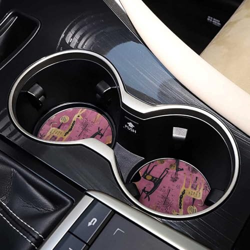 Posavasos para auto con diseño animal 2 piezas miniatura 7