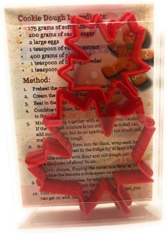 Goggly Maple Tree Leaf Cookie Cutter set of 2, Biscuit, Pastry, Fondant Cutter