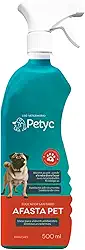 Afasta Pet Cães e Gatos 500 ml PETYC Repelente Adestrador Spray Produto Petshop Super Eficaz