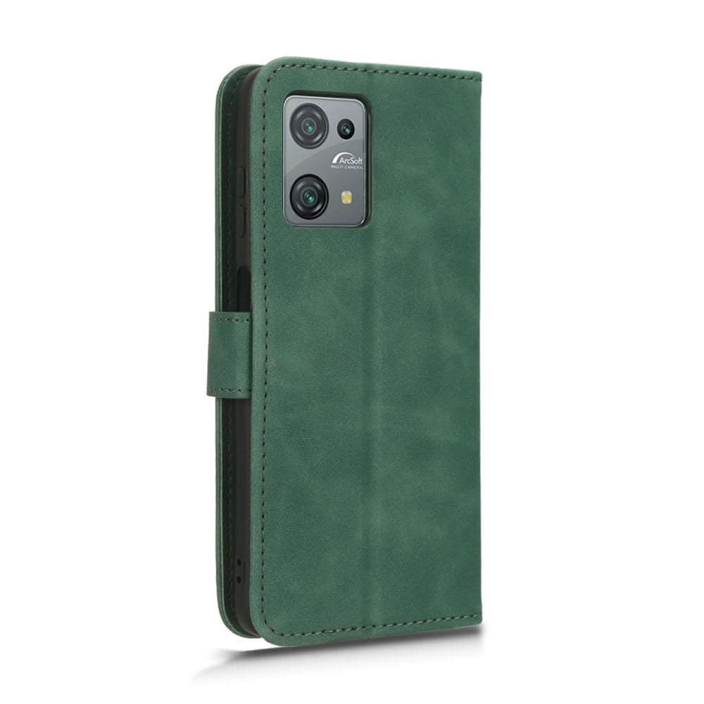 Coque pour Blackview OSCAL C80, Housse étui en Cuir PU Antichoc avec Motif de Chat, Porte Carte