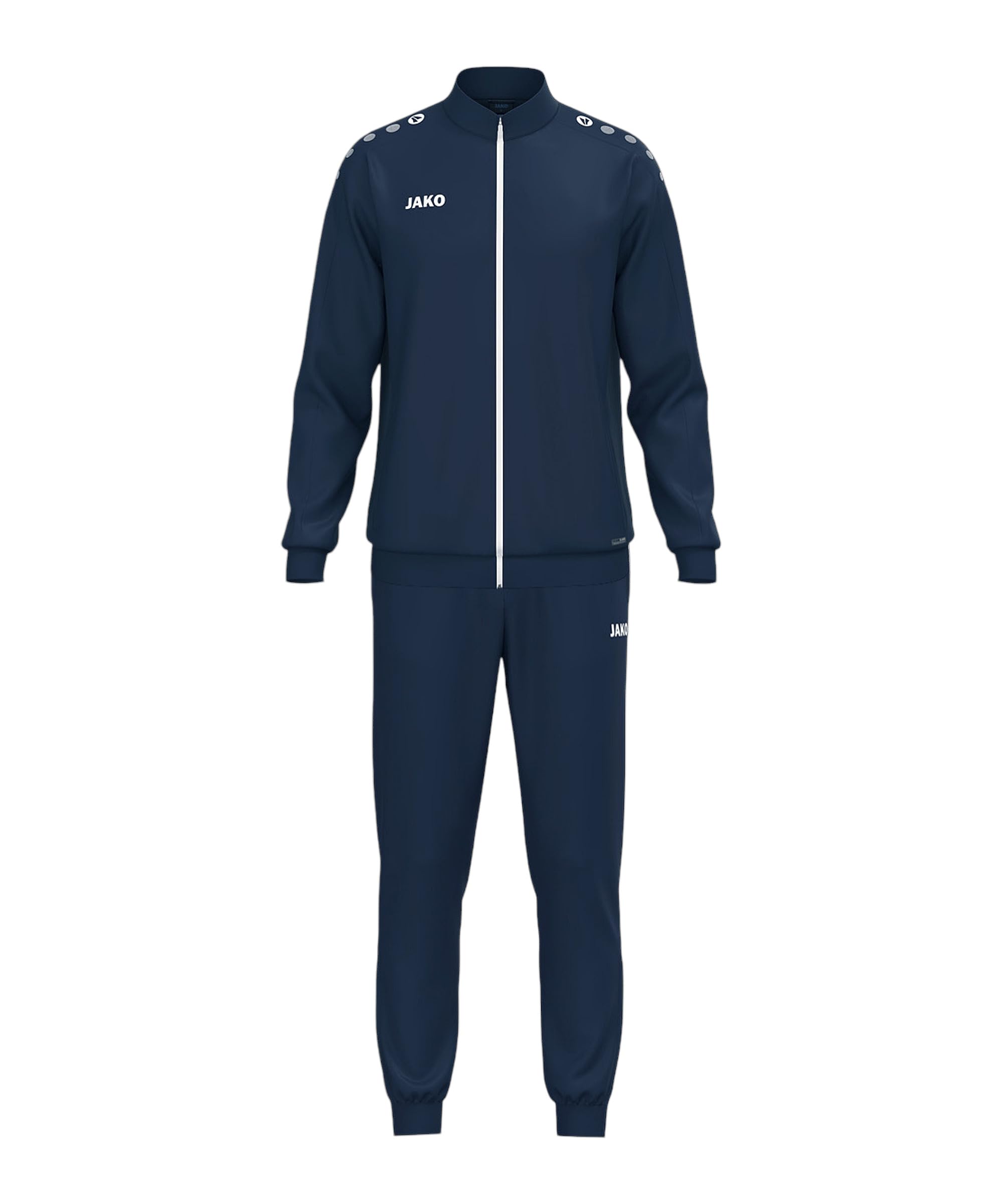 JAKO Polyesteranzug One – Vielseitiger Sportanzug Herren & Damen für Training, Verein und Freizeit mit Keep Dry-Funktion, 100% recyceltes Polyester