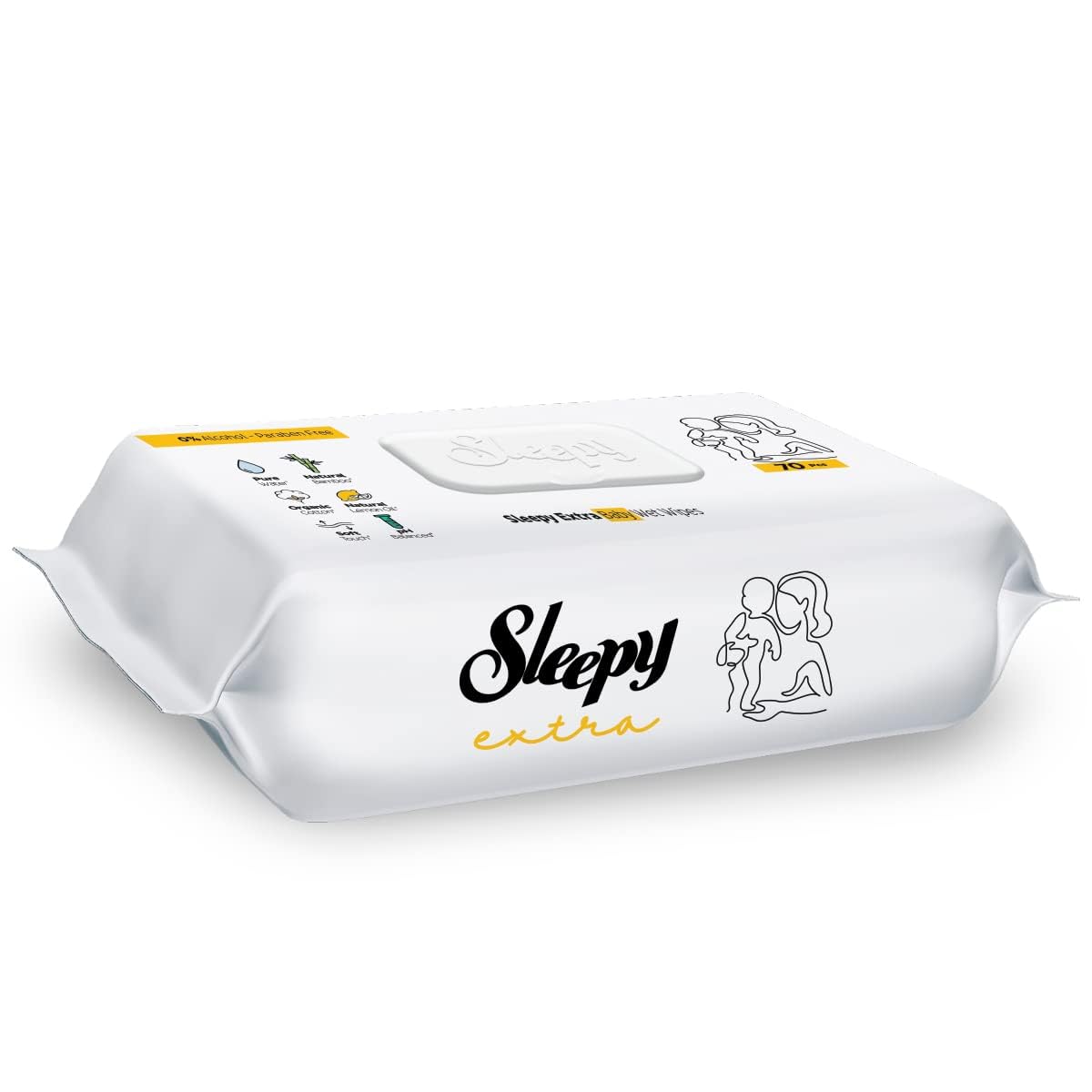 Sleepy Extra Hassas Islak Havlu 24x70