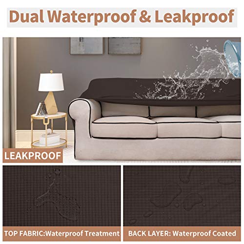 Image of Easy-Going 100% Waterproof Couch Cover, 3 Cushion Couch Slipcover for Sofa