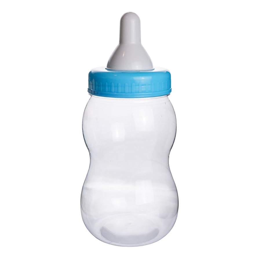 【即購入歓迎】Blue Babybottle Amazon.com: Evershine Plastic Baby Bottle Bank, 13