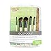 EcoTools 6 Piece Essential Eye Brush Set, Includes: Large Shadow, Angled Crease, Petite Eye Shading, Liner Smudge and Eye Liner Brushes, and Cosmetic Bag, Cruelty Free