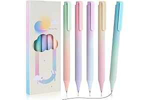 5 pcs Pastel Gel Pens -- No Pens Give Sound Interruption