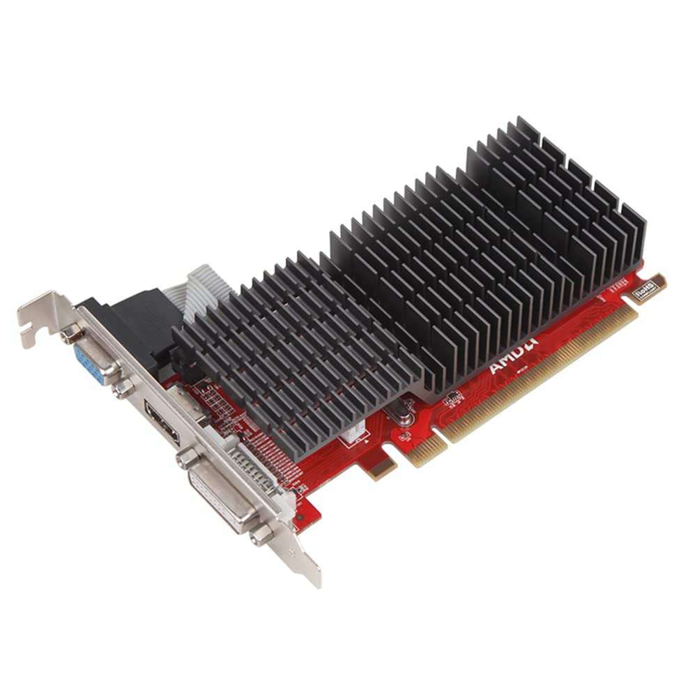 maxsun AMD Radeon R5 220 2GB - Scheda grafica GPU (DVI-I, HDMI, VGA) a basso profilo