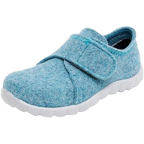 Superfit Boy's Happy Slipper in Blue Cover