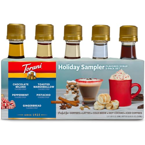Torani Coffee Syrup Holiday Favorites Sampler...