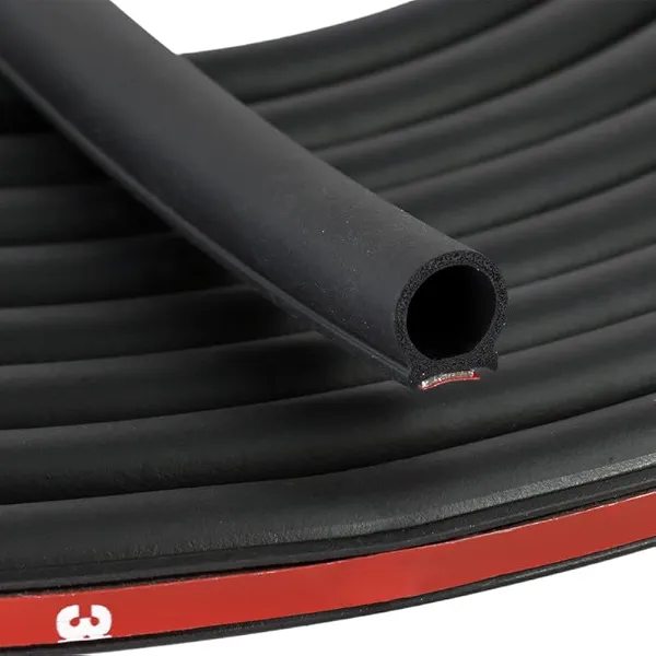 D Shape Rubber Seal Strip,3/4" Large Door Weather Stripping Self-Adhesive EPDM Rubber,Automotive Weather Stripping for Fill Gaps, Apply to Car,Truck,RV,Boat and Home Application (12Ft)