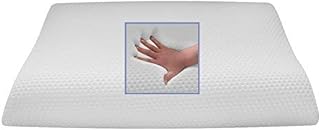 Orthopädisches Wave Gel/Gelschaum Kopfkissen/Nackenkissen/Nackenstützkissen 80 x 40 cm Memory Schaum Schlafkissen softes/weiches Kissen Wellenkissen