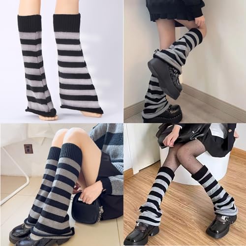 Image of Leg Warmers Harajuku with Lace Button Knit Harajuku Japanese Style Kawaii Lolita Gothic Flared and Loose Fit