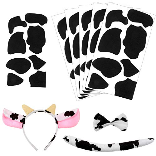 Bandeau oreille de vache et feutrine DIY pour costume Halloween enfant