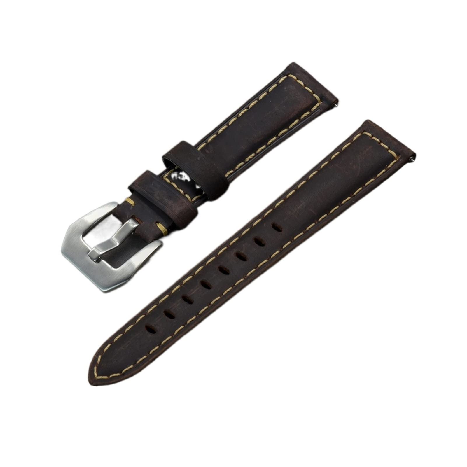 20mm 22mm 24mm Vintage Leder Uhr Band Gürtel Frauen Männer Uhr Band Crazy Strap Fit Für/fit Für/fit Für