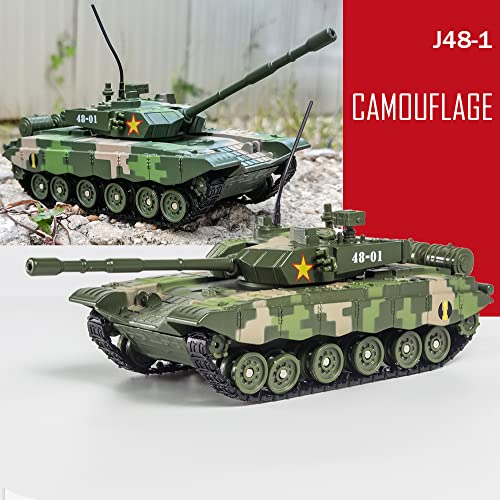 Modelo tanque M1A2 escala 1:48 metal para colección miniatura 6