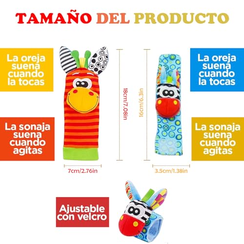 Juguetes Y Estimulación, Toy sonajas bebe Marca LLXXM (2)