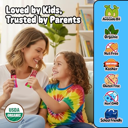 Image of Snakkidz Organic Granola Bars, Variety Pack, Seed oil free, 45 Bars | Nut-Free & Allergen-Free, Low Sugar Per Serving, Made with Avocado Oil, Individually Wrapped, On the Go Kid's Snack