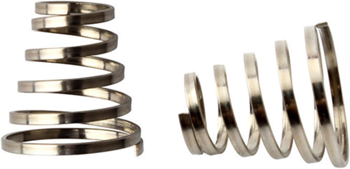 YuanHolumid 4Pcs Silver Bike Wheel Springs,Stainless Steel Bike Quick Release Spring Skewer Hub for Cycling Mountain Road Bike