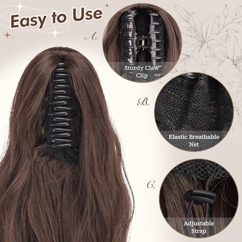 FESHFEN Ponytail Extensions - Image 3
