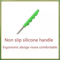 Vista 6 de Matamoscas telescópicos, matamoscas de acero inoxidable de silicona duradera, juego de matamoscas telescópico con mango de acero inoxidable