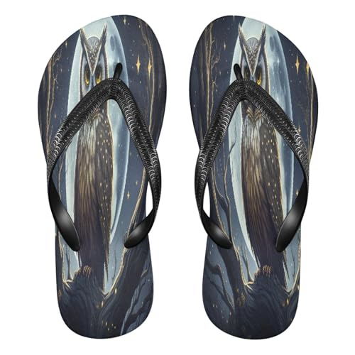 STAYTOP Owl Flip Flops Sandals of Men's & Women's,Sandals Beach Slippers Shower Slides