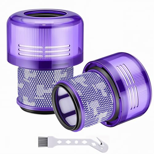 Replacement Filters for Dyson V11 V15 SV14 Absolute Animal Cordless Vacuum Cleaner Compare to Part # DY-970013-02 2 Pack Purple