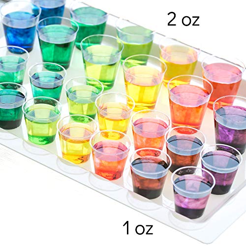 Plasticpro 2 Oz Shot Glasses Crystal Clear Disposable Hard Plastic Shot Cups - Tumblers, Great For Whiskey, Jello, Shots, Tasting, Sauce, Dips, Samples Pack Of 50 #TOP2