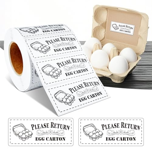 800Pcs Please Return Egg cartons...