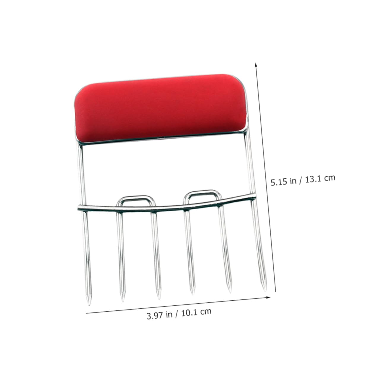 Kisangel 2 Pezzi Separare Carne Inossidabile con Tpr Strumento per Bbq per Sfilacciare Carne e Pulled Pork