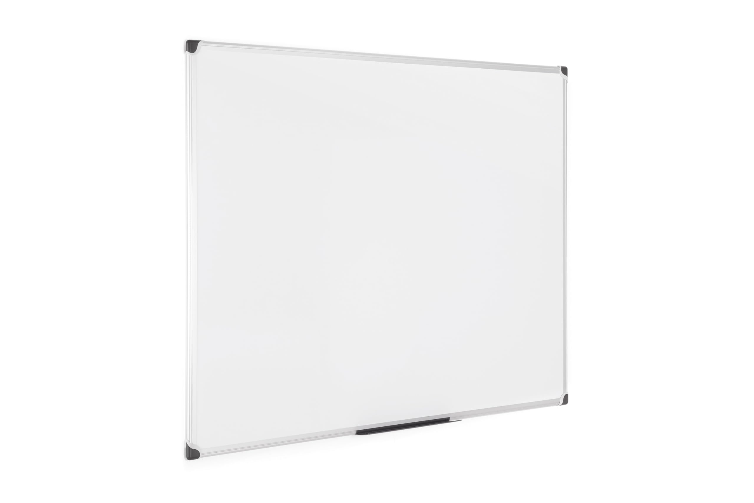 Bi-Office Maya W - Pizarra blanca magnética con marco de aluminio, 120 x 90 cm