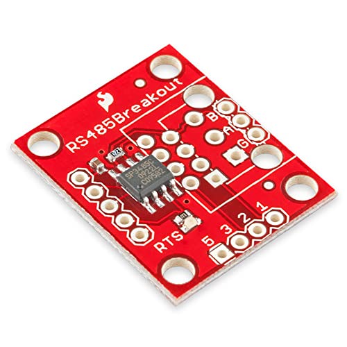 SparkFun Transceiver Breakout - RS-485 SP3485 Half-Duplex Transceiver Operates from a Single +3.3V Supply, Interoperable with +5.0V Logic