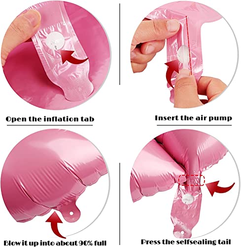 Number 6 Balloons - Large, 40 Inch | 6Th Birthday Balloons For Girls |Six Helium Balloons For Birthday Party Wedding 16 60 Decorations Anniversary, Pink #TOP6