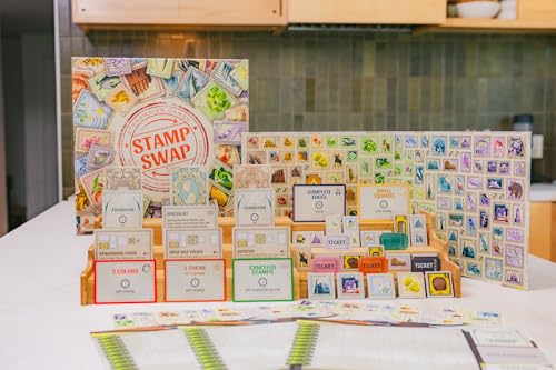 Stamp Swap Juego de Mesa Estrategia para 1-5 jugadores miniatura 3