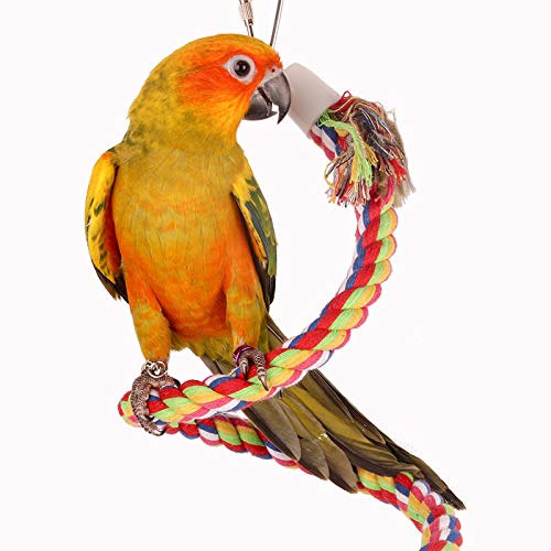 Colorful Bird Perches Colorful Cotton Bird Rope Perch - Bendable 20 ...