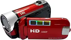 Andoer Câmera De Vídeo Digital Portátil Alta Definição 1080P, Filmadora Dv, 16 Mp, Tela Lcd 2,7", Zoom 16X, Bateria Integrada