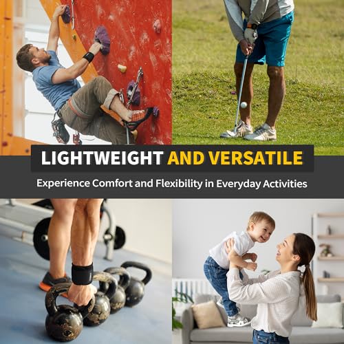 CAMBIVO Handgelenk Bandagen Krafttraining, 2 Stück Verstellbare Handgelenkstütze Sport, Wrist Wrap für Fitness, Gym, Sportschutz, Alltag – Ansicht 3