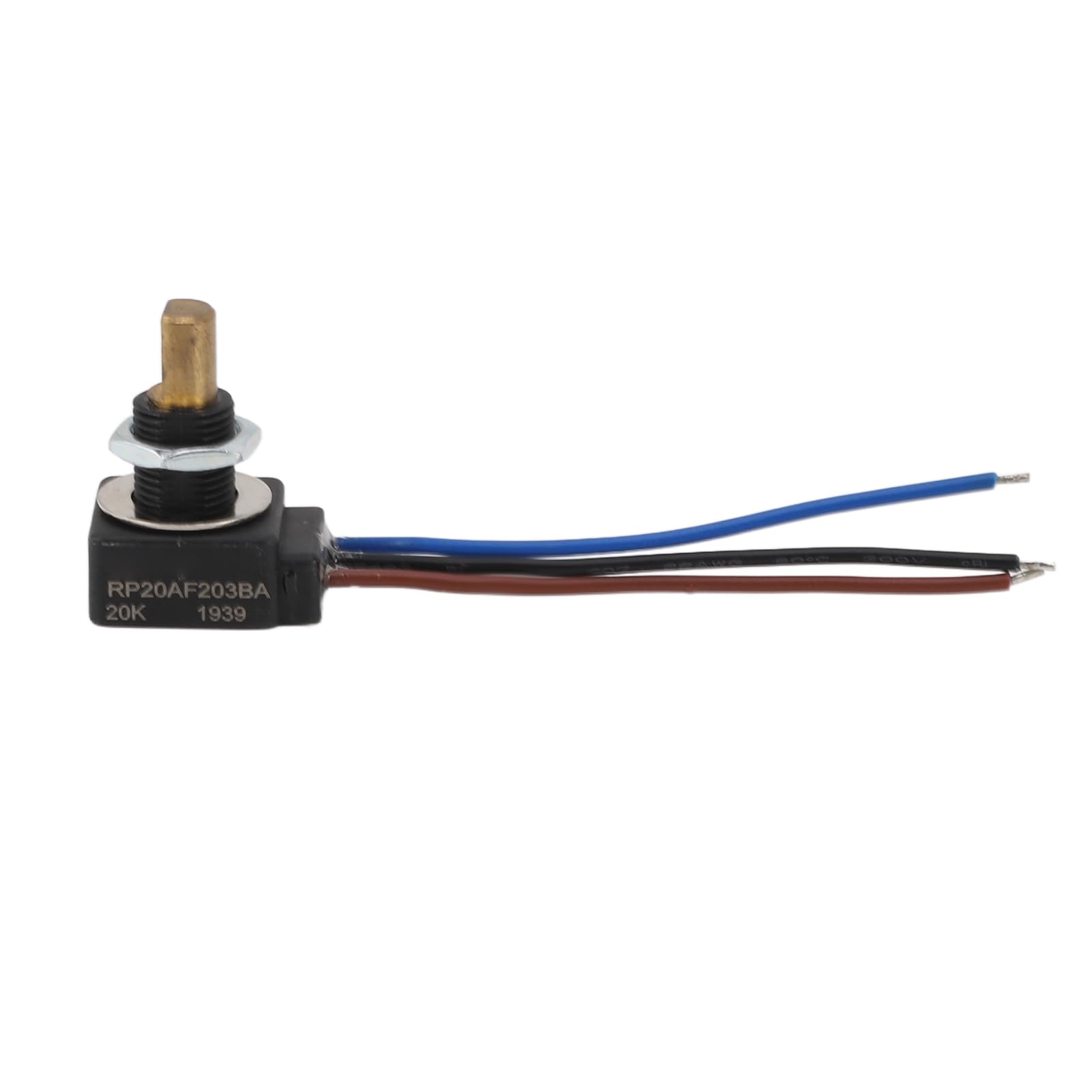 Potentiomètre rotatif conique linéaire Résistance réglable 20K Ohm IP65 étanche à la poussière 0,25W Puissance nominale Rotation à 320 degrés pour équipements audio Command