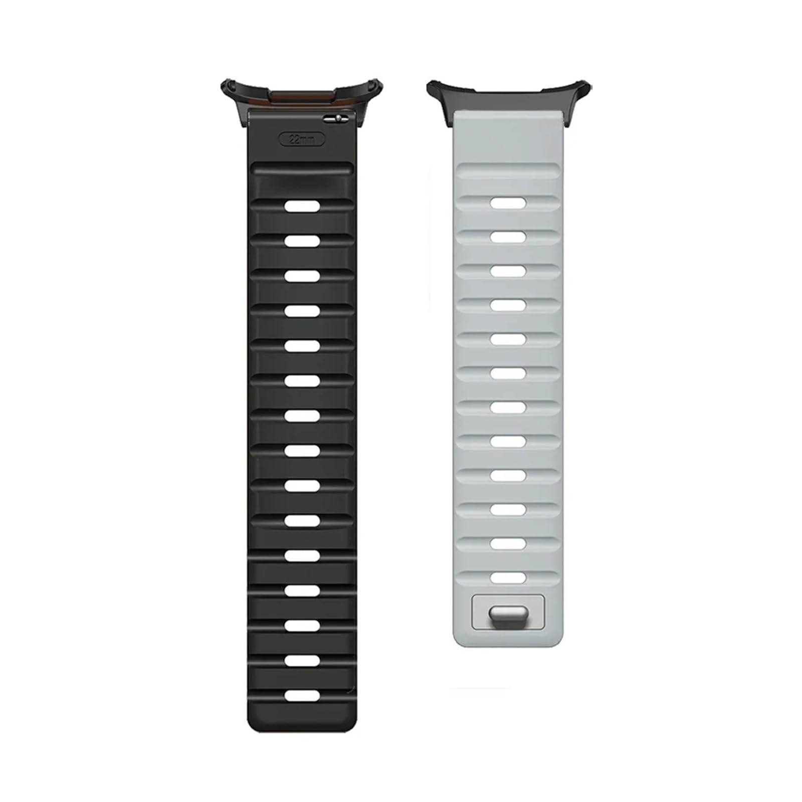 BIK Pasek magnetyczny do Samsung Galaxy Watch Ultra 47 mm męski miękki silikonowy pasek do Samsung Ultra 7 ULTRA 47 MM sportowy pasek Correa paski do zegarka