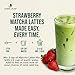 Jade Leaf Matcha Organic Strawberry Matcha Latte Mix - Lightly Sweet Japanese Matcha Green Tea Powder with Organic Cane Sugar for Café Style Blend, 5.3 Ounce / 150g (Pack of 1)
