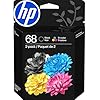HP 68 cartuchos de tinta negra/tricolor (paquete de 2) | Funciona con Envy 6100e, serie 6500e | Elegible para Instant Ink | 6L6S2TN | El empaque puede variar