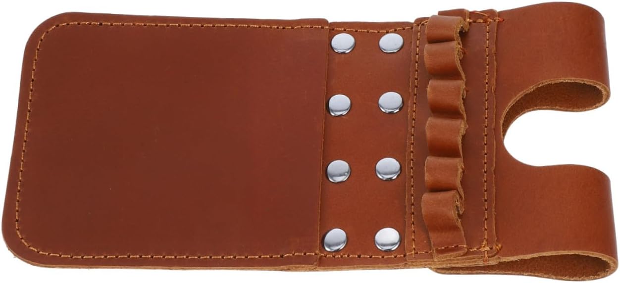BESPORTBLE Leather Waist Arrow Bag for Archery Outdoor Use Arrow Holder with Comfortable Detachable Design Washable for Hunting and Target Practice