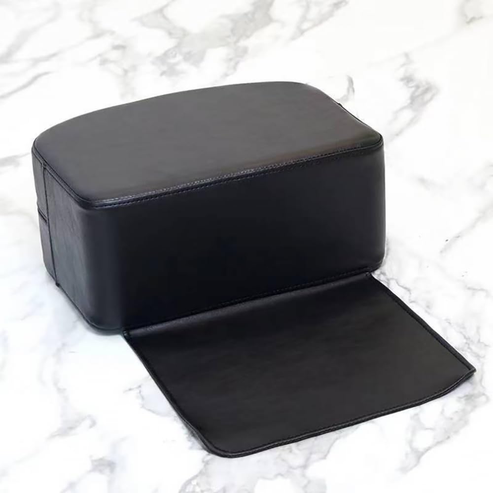 Seggiolino per sedia da pranzo, in PU, lavabile, doppia cintura di sicurezza, fondo antiscivolo, per bambini, portatile, da viaggio, per neonati e bambini